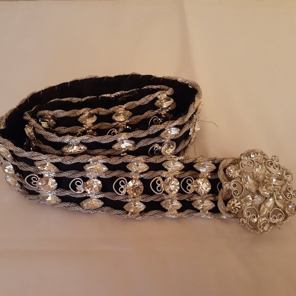 Rhinestone Embellished Belt - Picture 4 of 13
